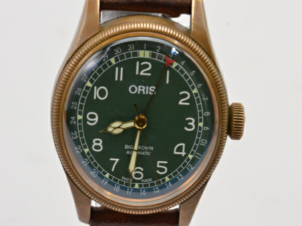 楽天市場】【中古】ORIS 7551 ビッグクラウン ポインターデイト
