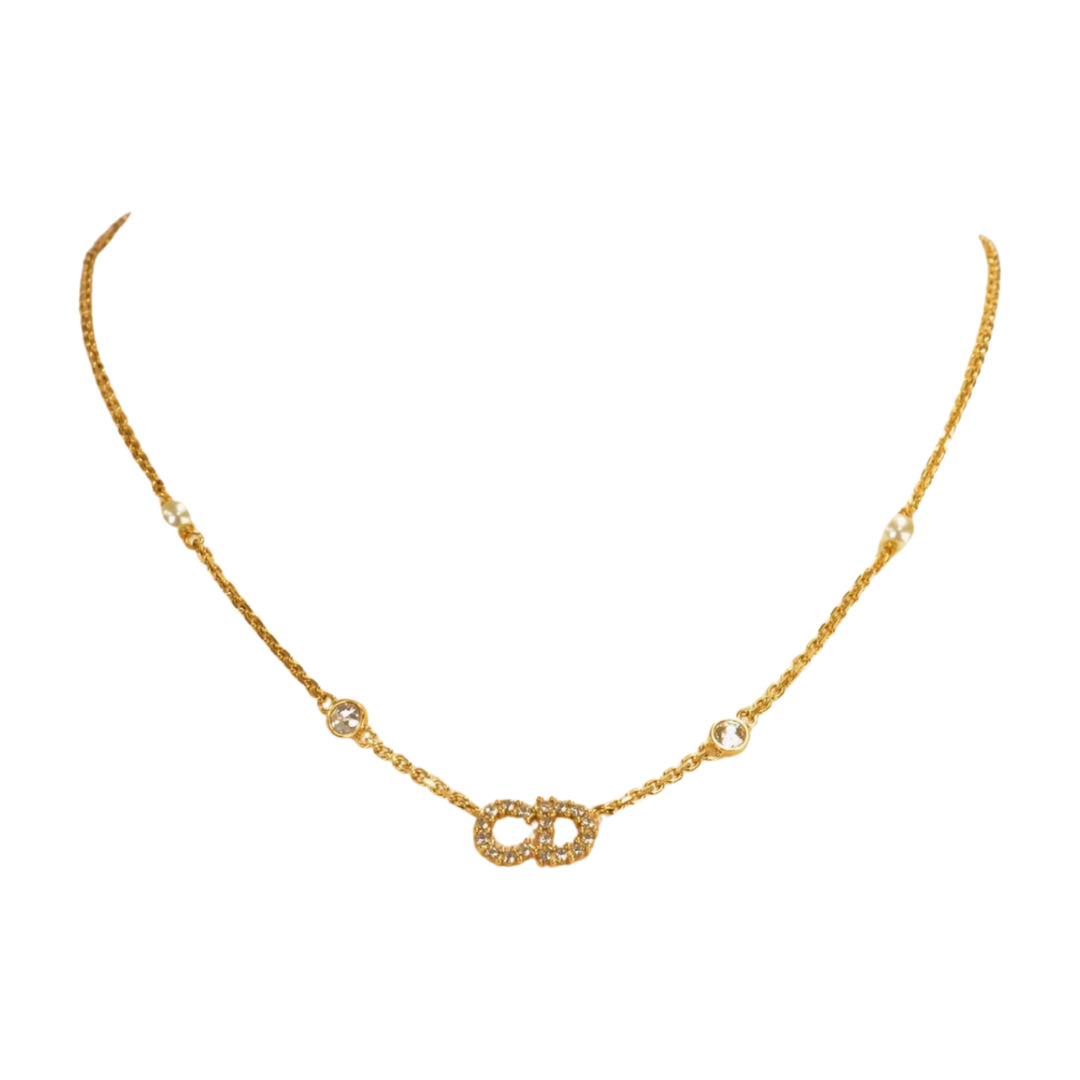 Clair D Lune ネックレス ゴールド Christian Dior 【純正ラッピング済】ディオール CLAIR D LUNE