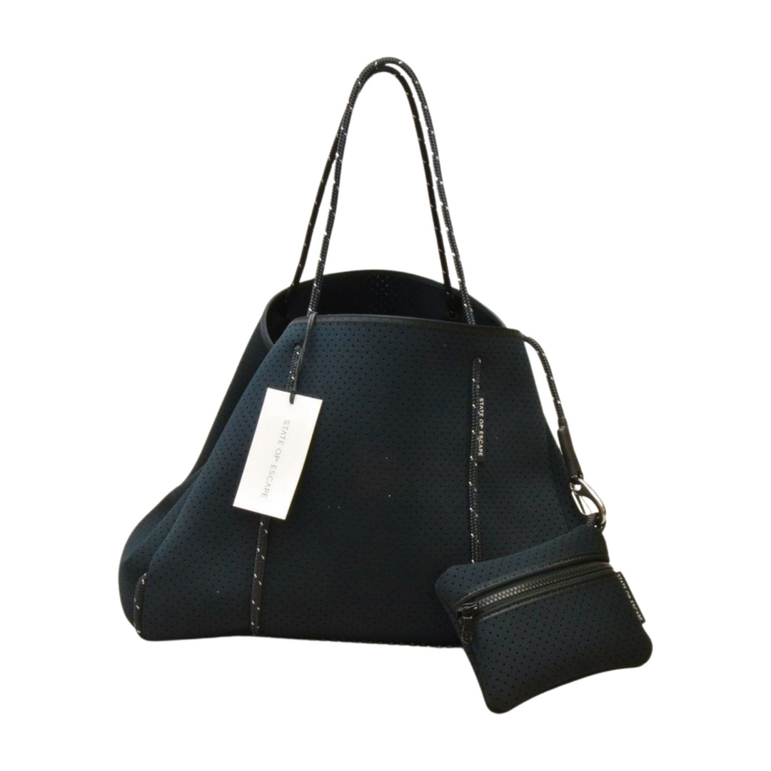 State of Escape ステイトオブエスケープ トートバッグ Eacape tote in highlight ブラック(FLECK BLACK) レディース F-NEW499【新品】【ブランド買取販売トリヴァンドラム】250414｜TRIVANDRUM