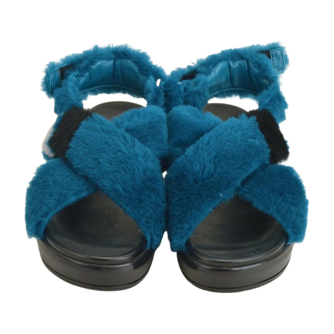 楽天市場】【プラダ】Prada プラットフォーム ファー サンダル