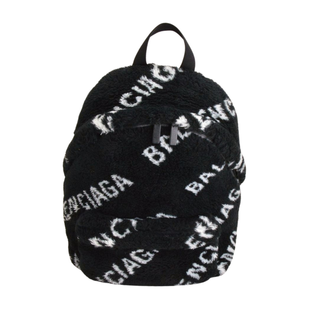 バレンシアガ Balenciaga バックパック/バッグ/リュックサック エブリデイ ボア ロゴ 552379 ブラック レディース F-YA1232【中古：美品】【ブランド買取販売トリヴァンドラム】260227
