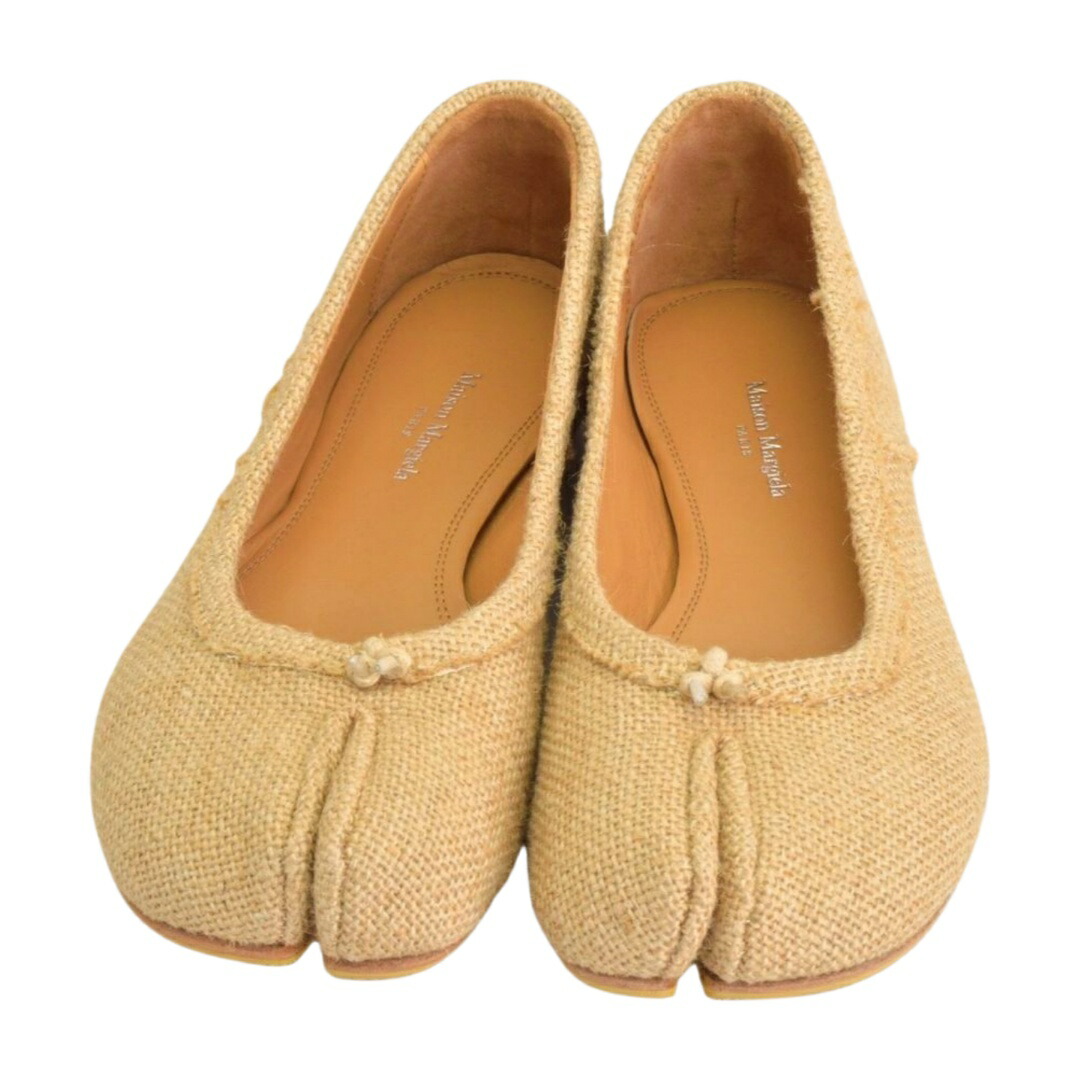 メゾンマルジェラ MM22 Maison Margiela Tabi バレリーナ シューズ vibramソール 35サイズ ベージュ イタリア製 レディース F-YA1251【中古:美品】【ブランド買取販売トリヴァンドラム】260402|TRIVANDRUM