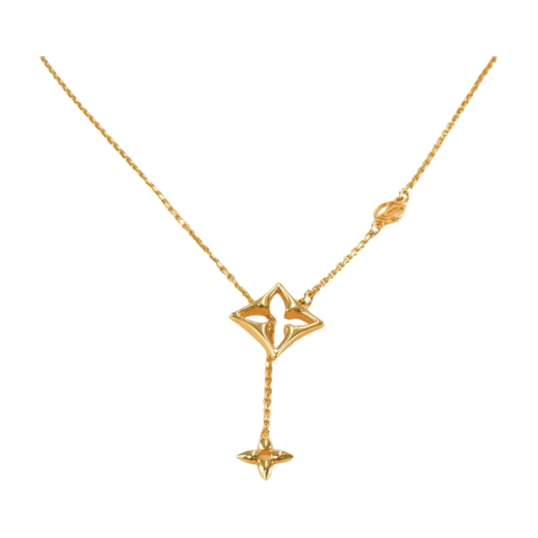 ルイヴィトン Louis Vuitton M01234 LVフラワーグラム ネックレス ゴールド アクセサリー レディース F-ACE1763【中古：良品】【ブランド買取販売トリヴァンドラム】260406