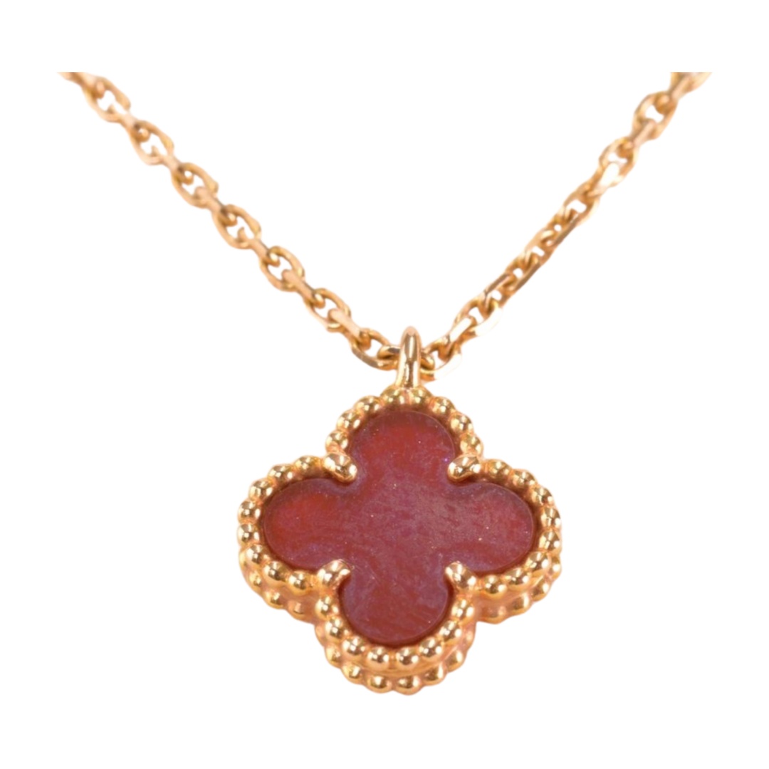 ヴァンクリーフ＆アーペル Van Cleef & Arpels ネックレス スウィートアルハンブラ ネックレス K18 ゴールド レディース F-ACE1765【中古：良品】【ブランド買取販売トリヴァンドラム】260506｜TRIVANDRUM