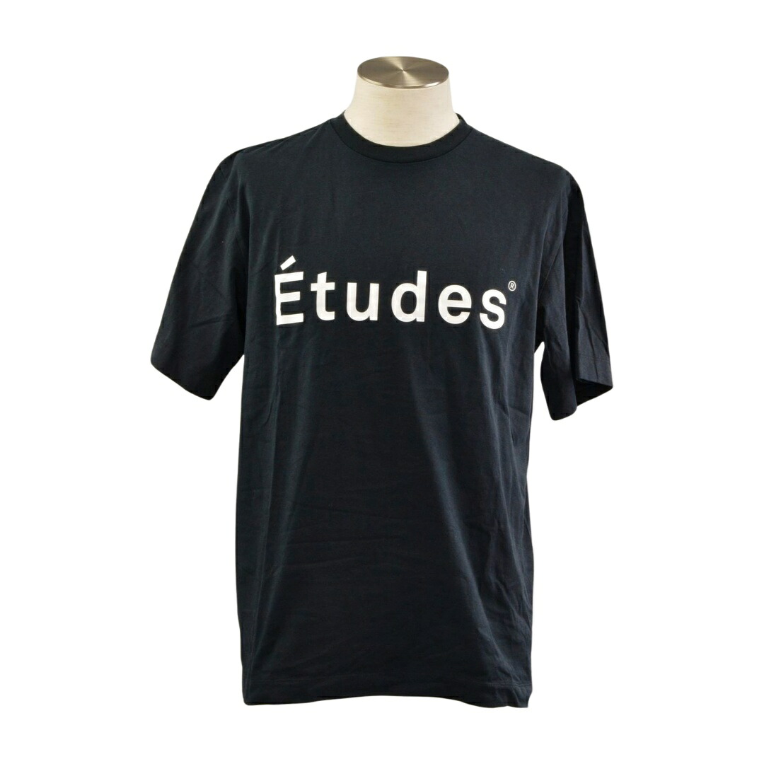 エチュード Etudes クルーネック ロゴ プリントTシャツ ブラック サイズ S メンズ F-S4829【中古：良品】【ブランド買取販売トリヴァンドラム】260506｜TRIVANDRUM