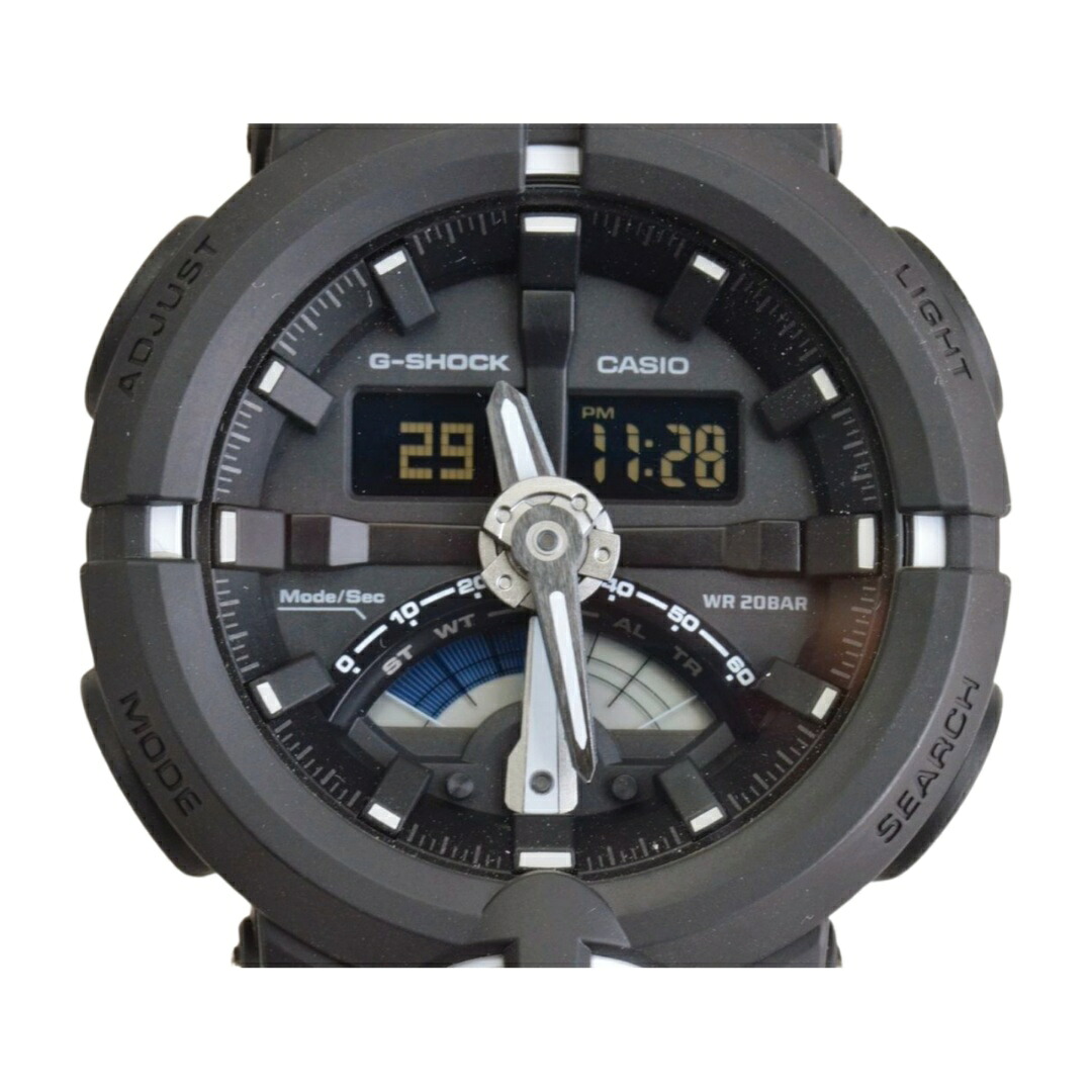 CASIO カシオ G-SHOCK ジーショック Gショック 腕時計 ANALOG-DIGITAL GA-500 ブラック メンズ F-WT363【中古：良品】【ブランド買取販売トリヴァンドラム】260506｜TRIVANDRUM