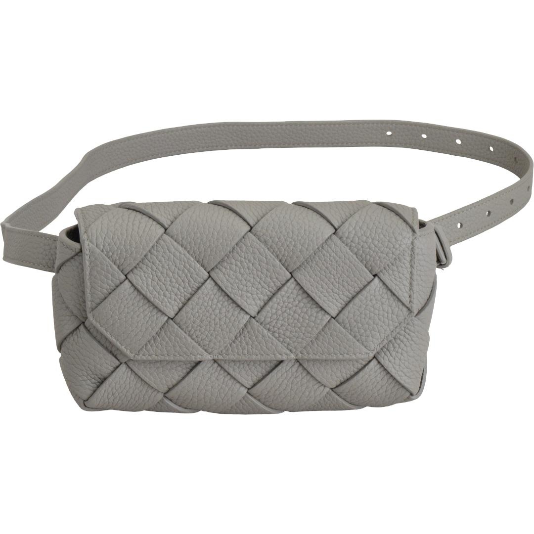 ボッテガヴェネタ BOTTEGA VENETA マキシイントレチャート ディアゴノ レザー R00512930P グレー レディース 【中古：美品】 【ブランド買取販売トリヴァンドラム】 260703｜TRIVANDRUM