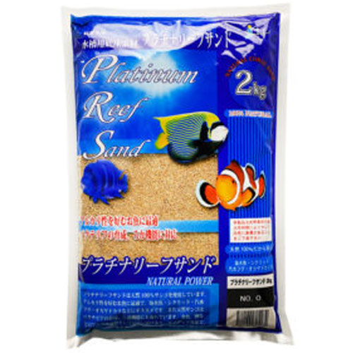 市場 ｊｕｎ プラチナリーフサンド 超極細粒 2kg 天然サンゴ砂 No 0 熱帯魚