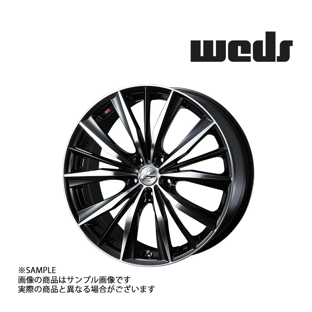 【特典付 】WEDS ウェッズ LEONIS レオニス VX 18x7.0 53 5H/114.3 BKMC アルミ ホイール 4本 33277 (179131678