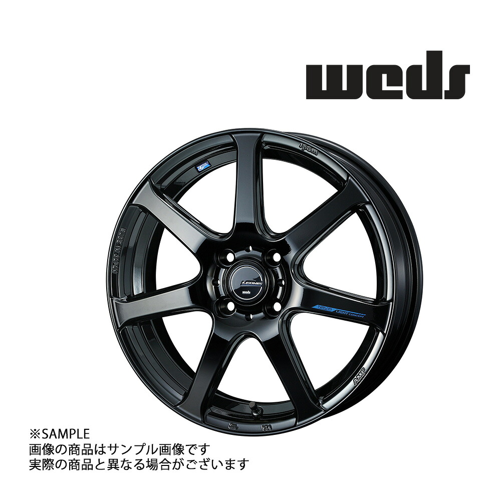 【特典付 】WEDS ウェッズ LEONIS レオニス NAVIA 07 17x6.5 53 5H/114.3 PBK アルミ ホイール 1本 39564 (179132425