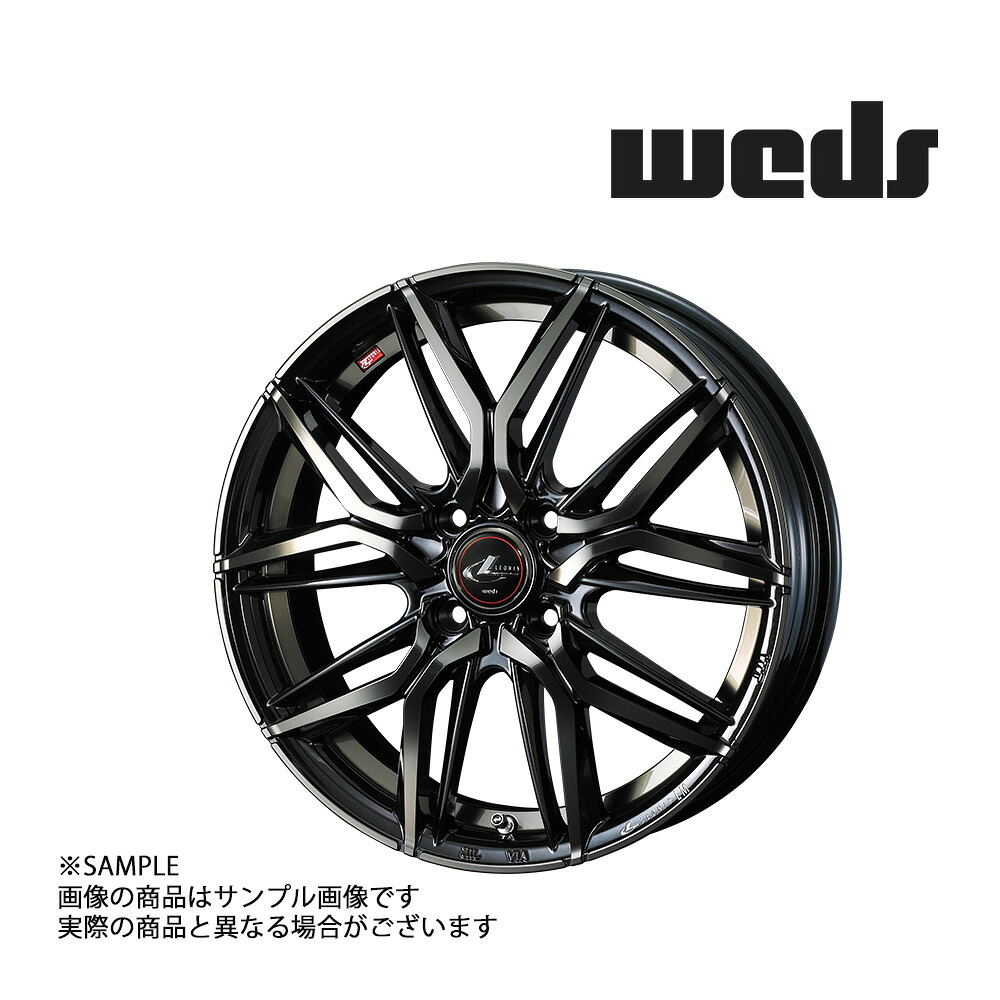 【特典付 】WEDS ウェッズ LEONIS レオニス LM 17x6.5 42 5H/100 PBMC/TI アルミ ホイール 1本 41102 (179133218