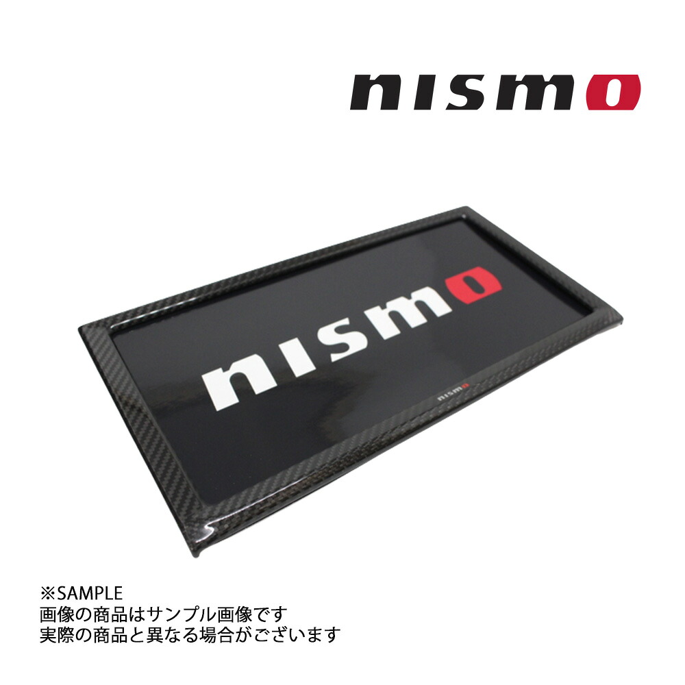 NISMO ニスモ カーボンナンバープレートリム スカイライン GT-R BNR34 96210-RN010 ニッサン フロント トラスト企画 (660191129