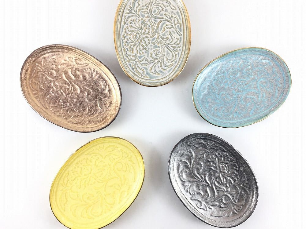 楽天市場】有田焼 陶悦窯 15cm丸京平小鉢 (晶内金塗り/晶内銀塗り