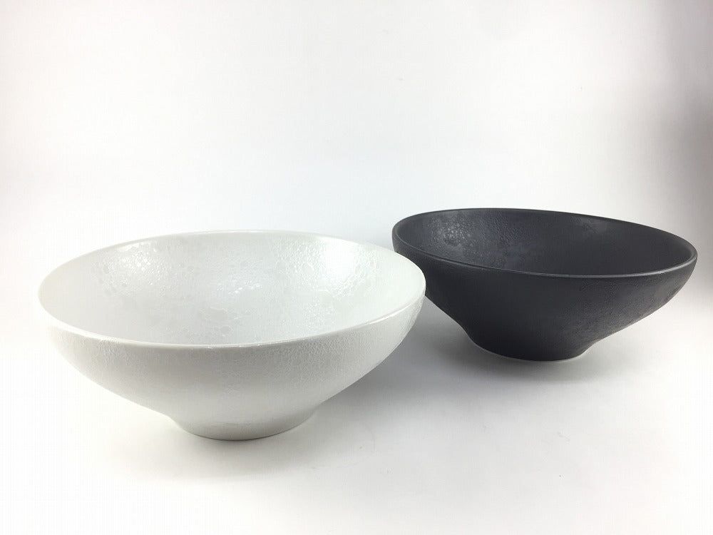 有田焼 吉右衛門窯 185ボウル (白泡 / 黒泡)【18.5cm 中鉢 ミニ丼 どんぶり ボール ボウル】