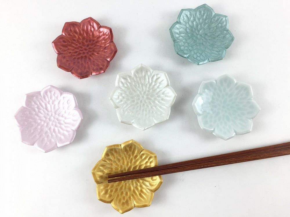 貝山窯 桔梗型豆皿