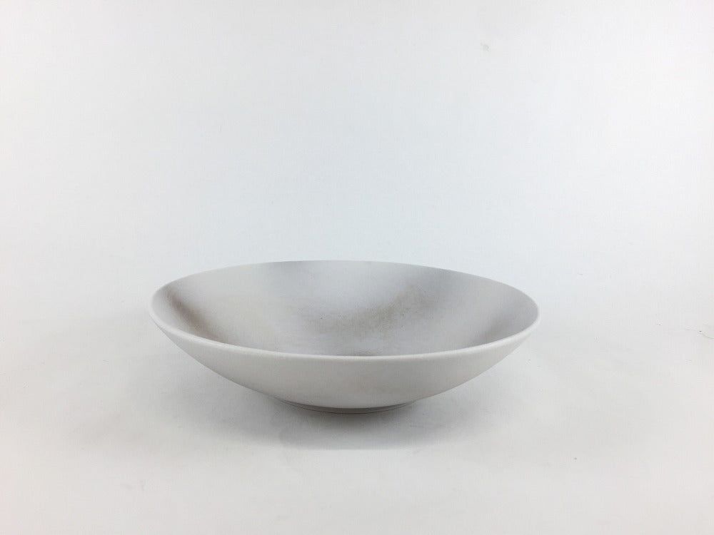 有田焼 吉右衛門窯 スムース15cmボウル グレー吹筋目【15cm 小鉢 丸鉢 ボウル ボール】