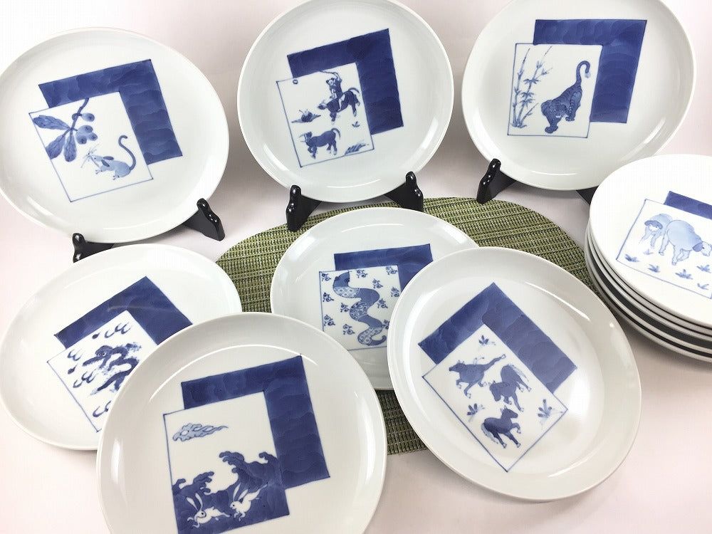 楽天市場】2021年干支 丑 牛うし皿立付 プレート飾り お正月に 伊万里