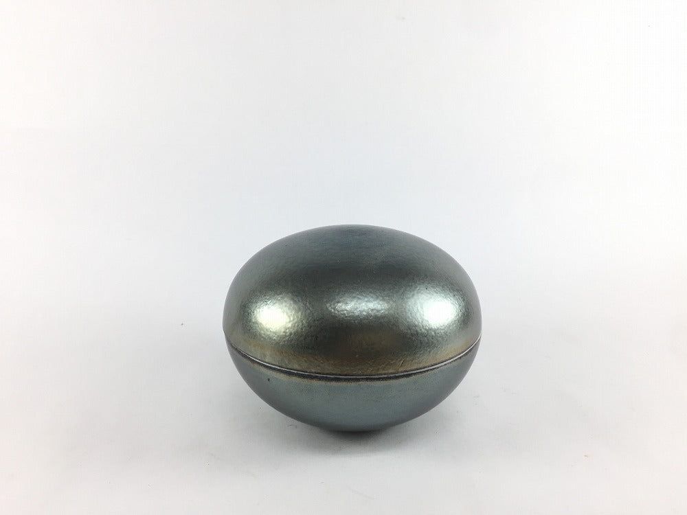 有田焼 瑞峯窯(原重製陶所) ボンボニエール 黒マットラスター 【10cm 蓋物/小物入れ】