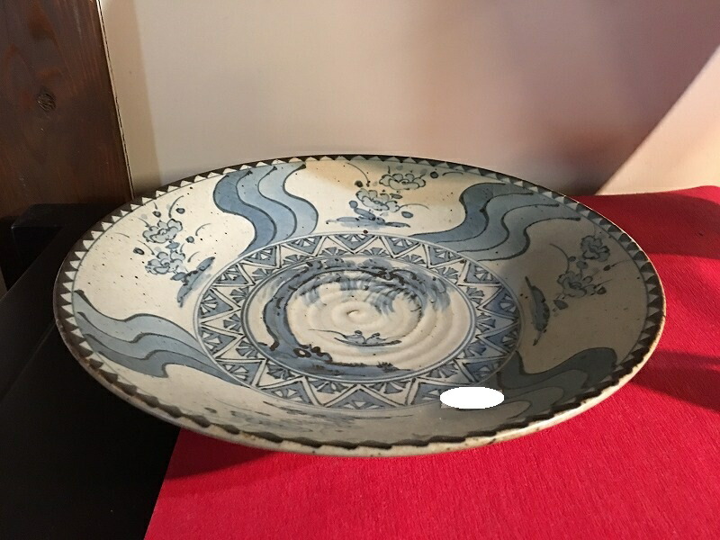 楽天市場】九谷焼 明治期九谷大鉢【骨董磁 骨董品 美術品 大鉢
