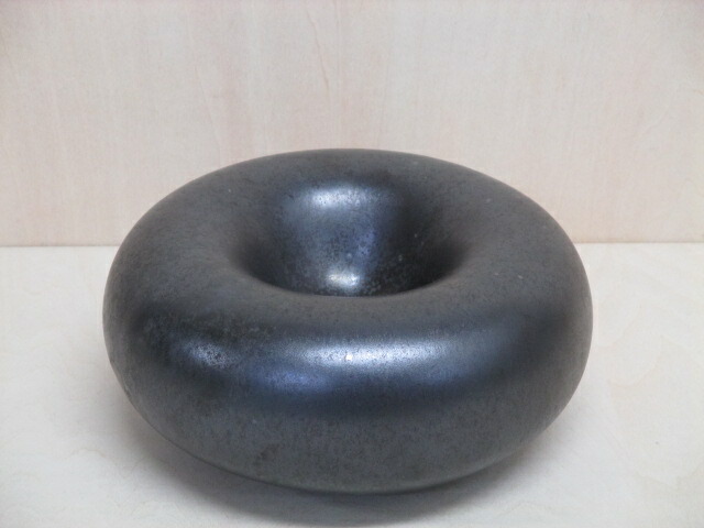 有田焼 李荘窯 160ベーグル鉢 黒銀【中鉢 16cm 黒色 陶磁器】