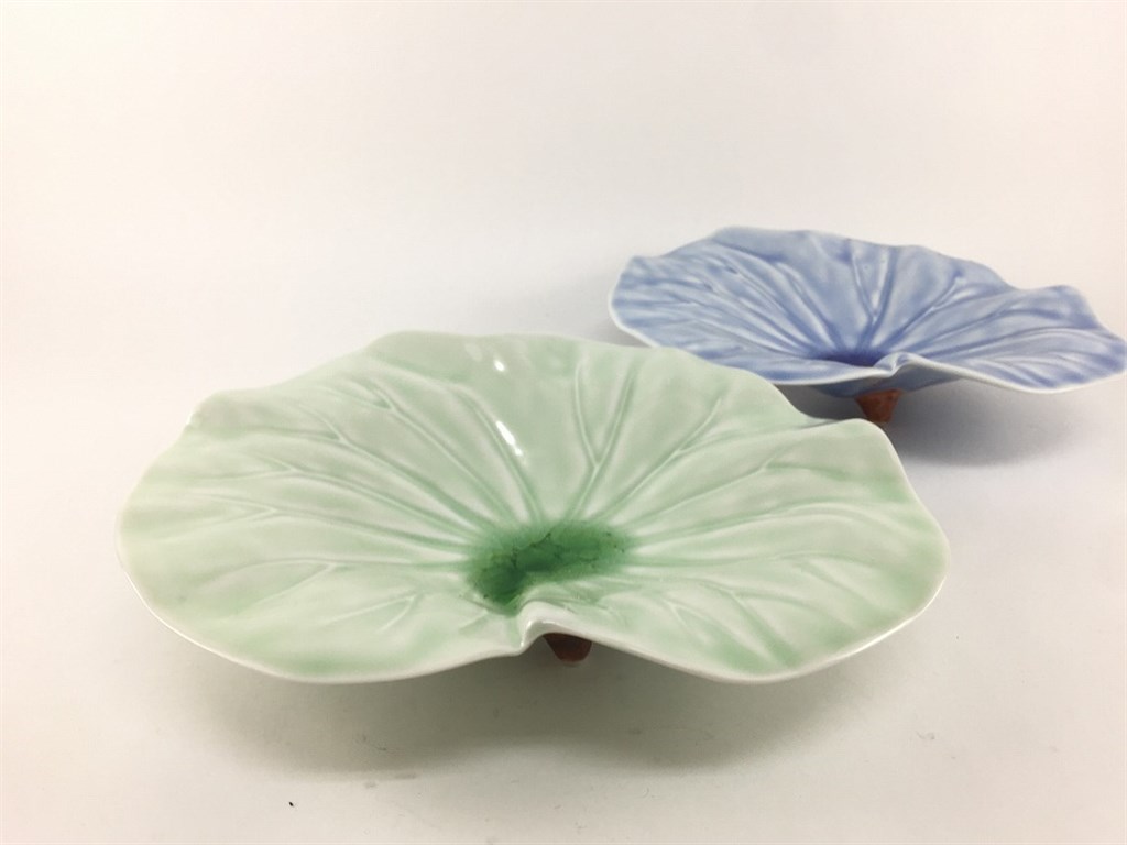 楽天市場】A056117大皿 取り皿 お皿 プレート 蓮の葉キッチン用品雑貨