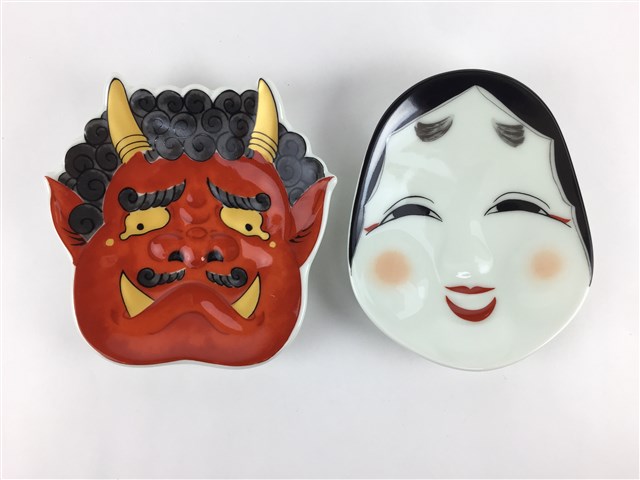 楽天市場】有田焼 幸楽窯 銘々皿（おふくさん / 泣いた赤鬼）【10cm 皿