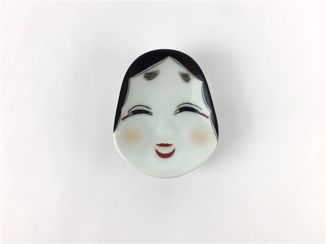 楽天市場 有田焼 幸楽窯 錦おふくさん箸置 メール便送料無料 箸置き 5 5cm オカメさん 白色 有田焼やきものギャラリー つじ信