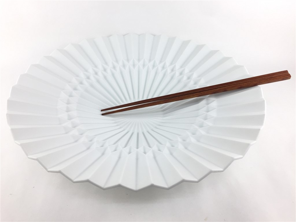 有田焼 李荘窯 HOD White Pliage Bowl【ボウル 大鉢 29.5cm 白色 ホワイト ダイヤ模様 ダイア かっこいい】