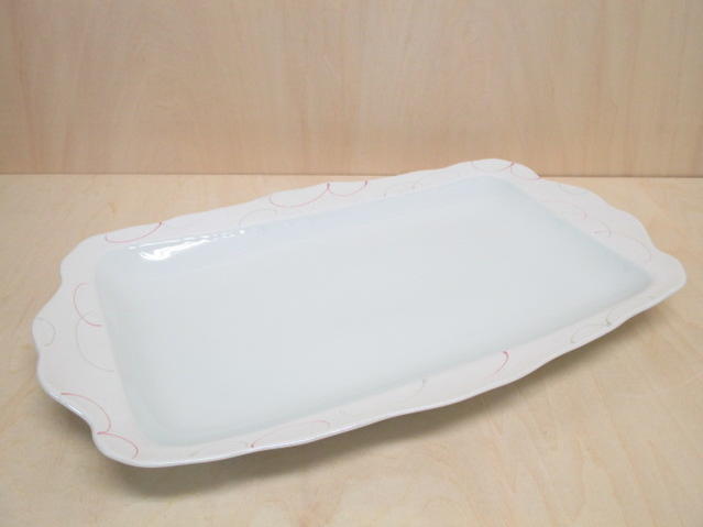 有田焼 親峰窯 耳付49cm長皿(ラスター)【49cm 大皿 長皿 角皿 30cm以上 お皿】