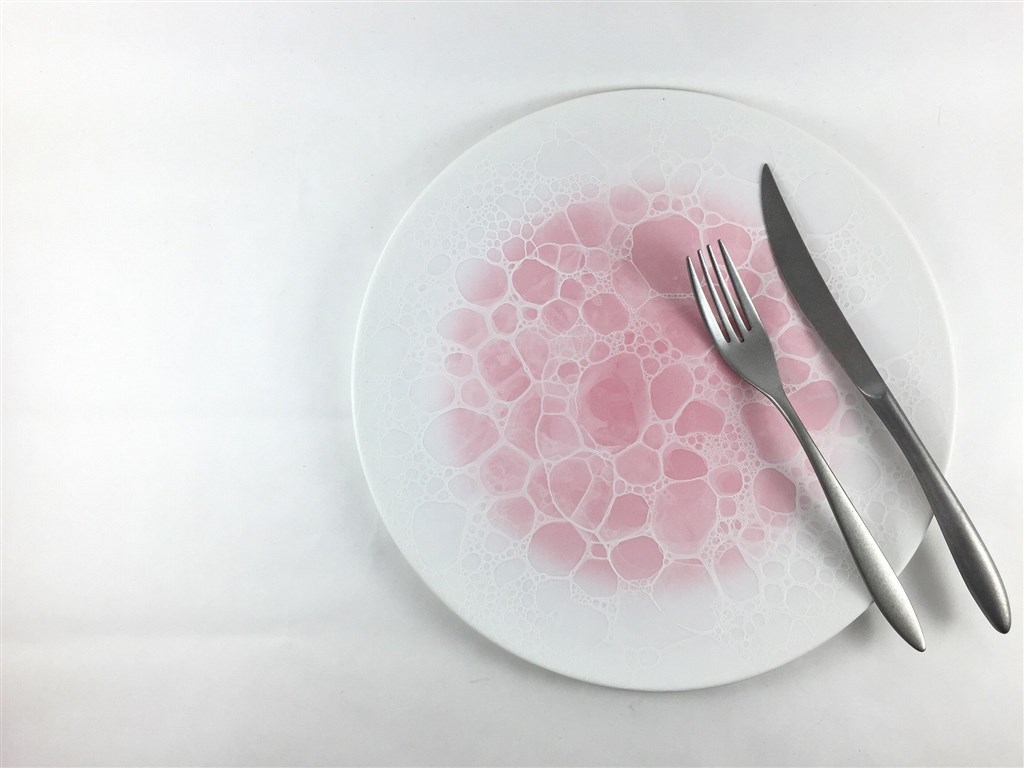 楽天市場】有田焼 やま平窯 frame26cmプレート(エッグシェル青泡