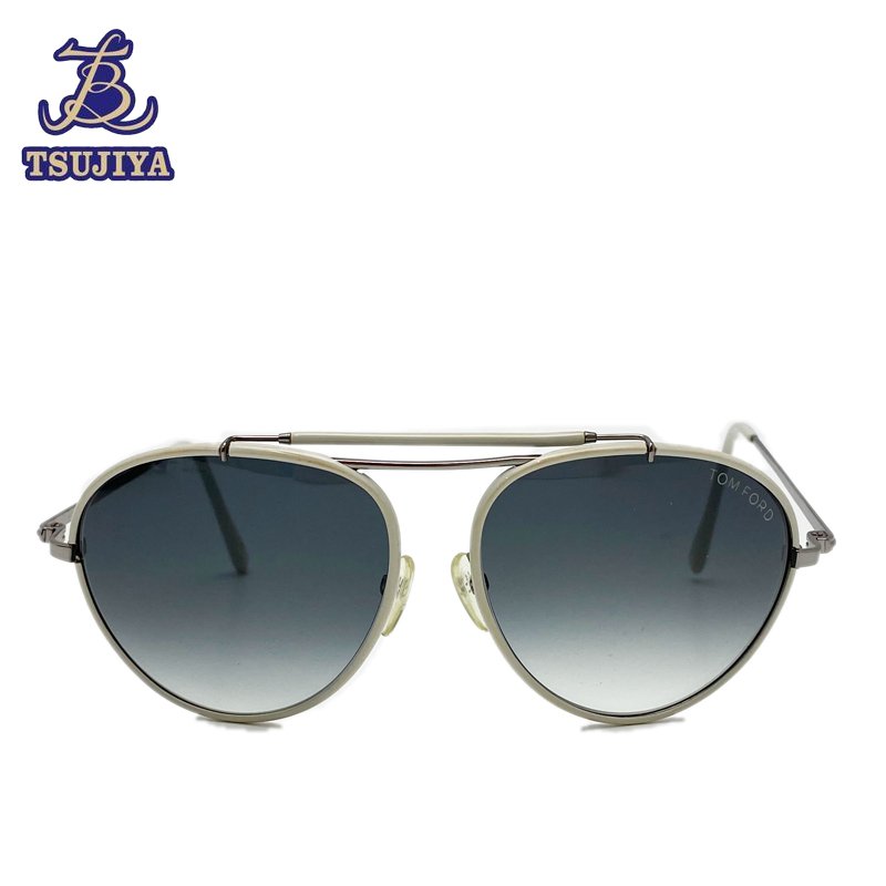 【中古AB】TOM_FORD トム・フォードサングラス メンズブルーブラウンTF247 56□16 140【辻屋質店M0264】【質屋出品】**