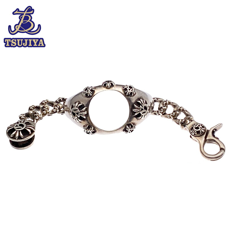 【ジャンク品】A&G シルバーブレスレット ジャンク品】A&G シルバーブレスレット