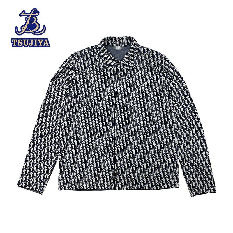 【中古AB】Dior ディオール オブリーク ニットジャケット 023M550AT099 ブラック/グレー #XL【辻屋質店A3785】【質屋出品】｜辻屋質店