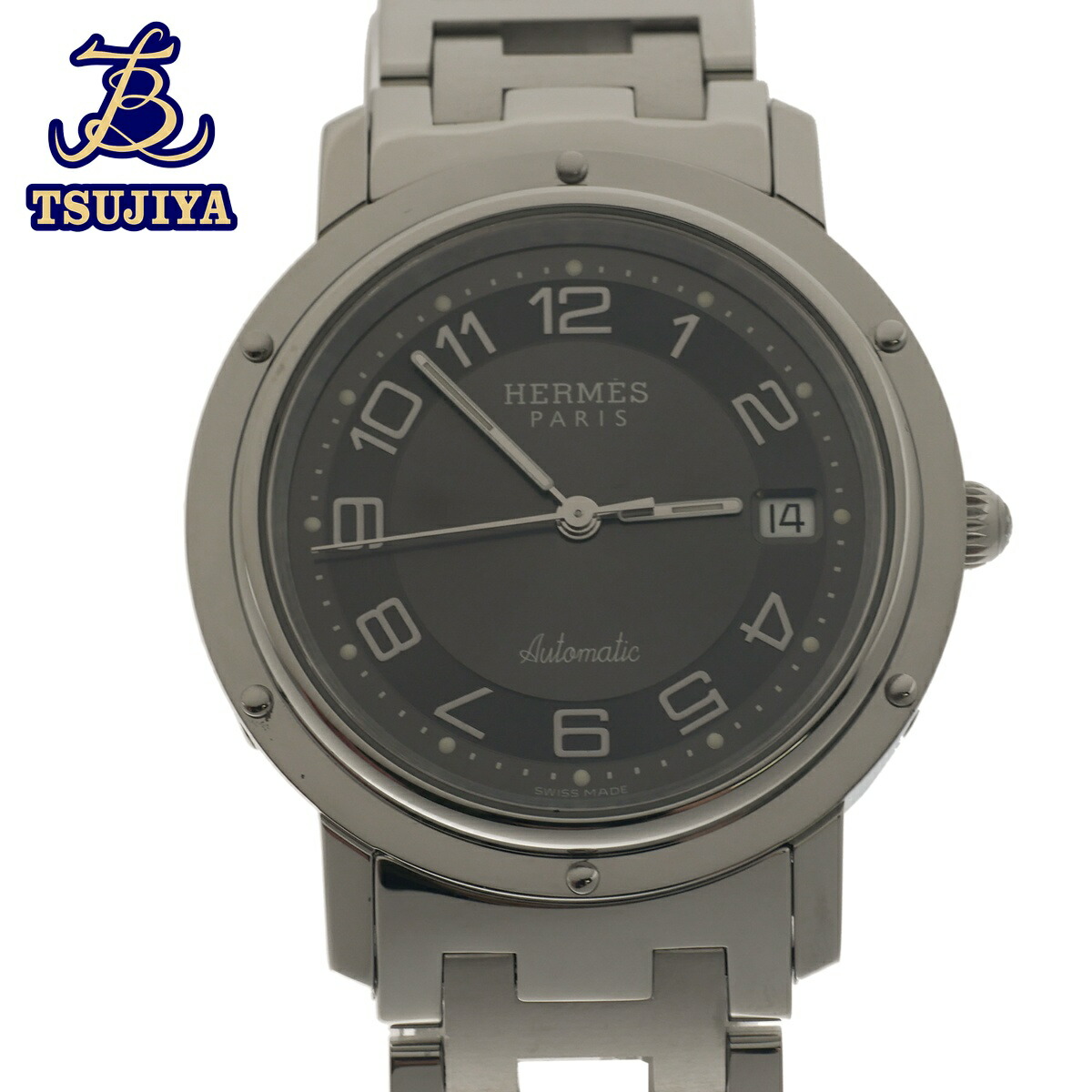 楽天市場】【中古】【ウォッチ】 HERMES エルメス クリッパー オーバル