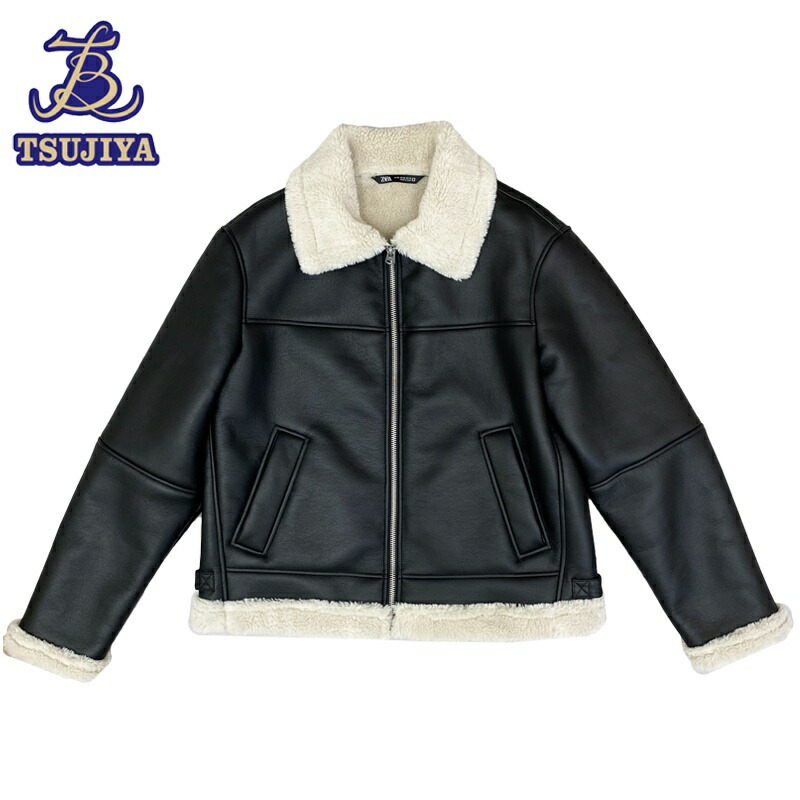 楽天市場】6118新品☆ザラ・ZARA☆革ジャン レザージャケット☆茶