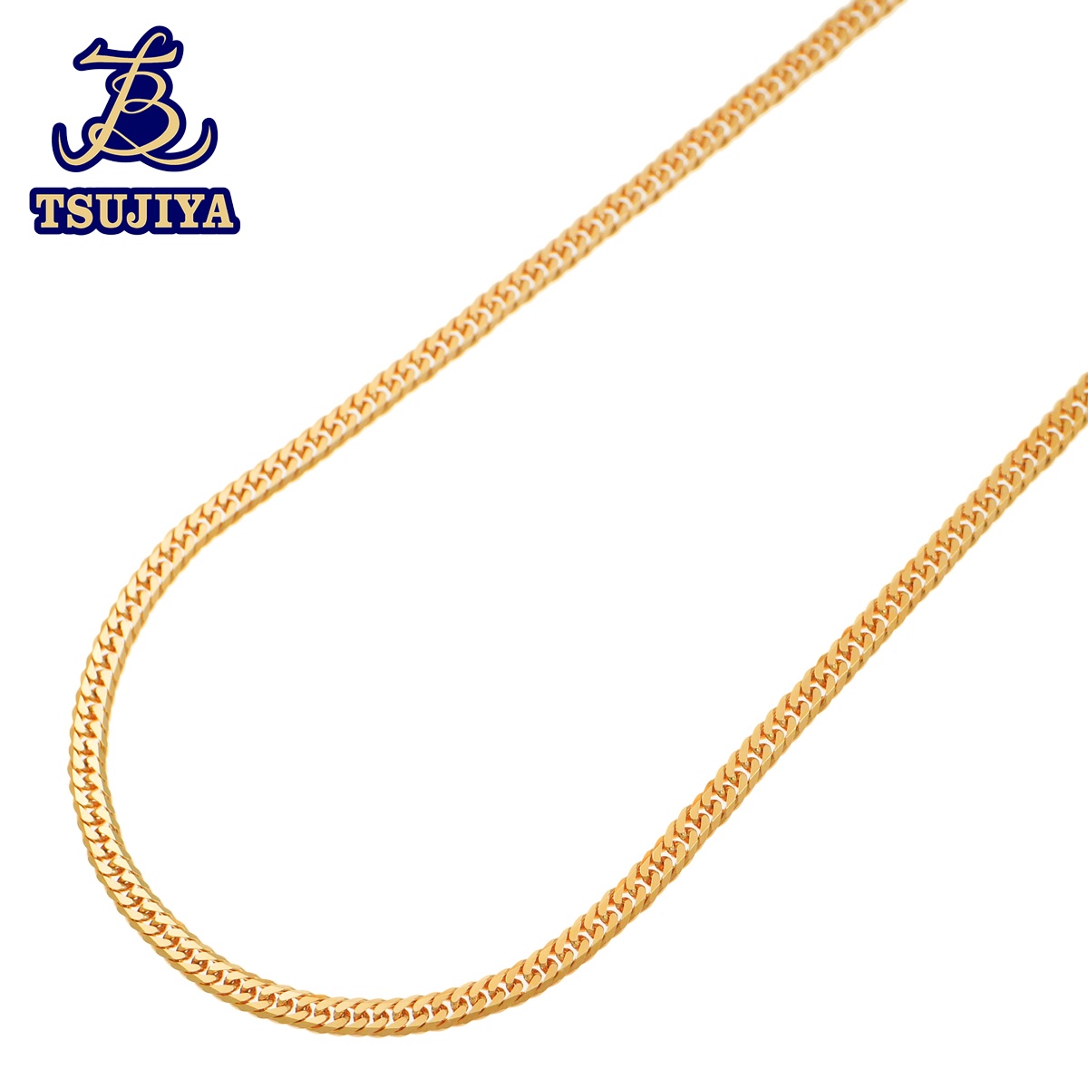 【中古AB】【代引き不可】 K18喜平ネックレス 6面カットダブル 中折れ式クラスプ 50cm 20.2g 旗印あり (辻屋質店J2844)(質屋出品)