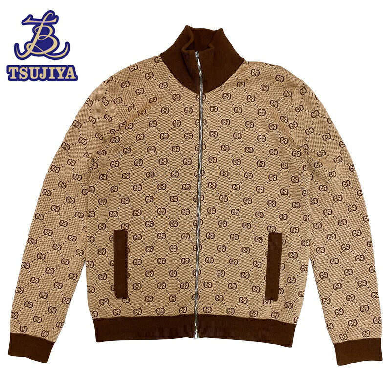 楽天市場】【グッチ】Gucci 19SS メンズ GGジャカードニット ボンバー