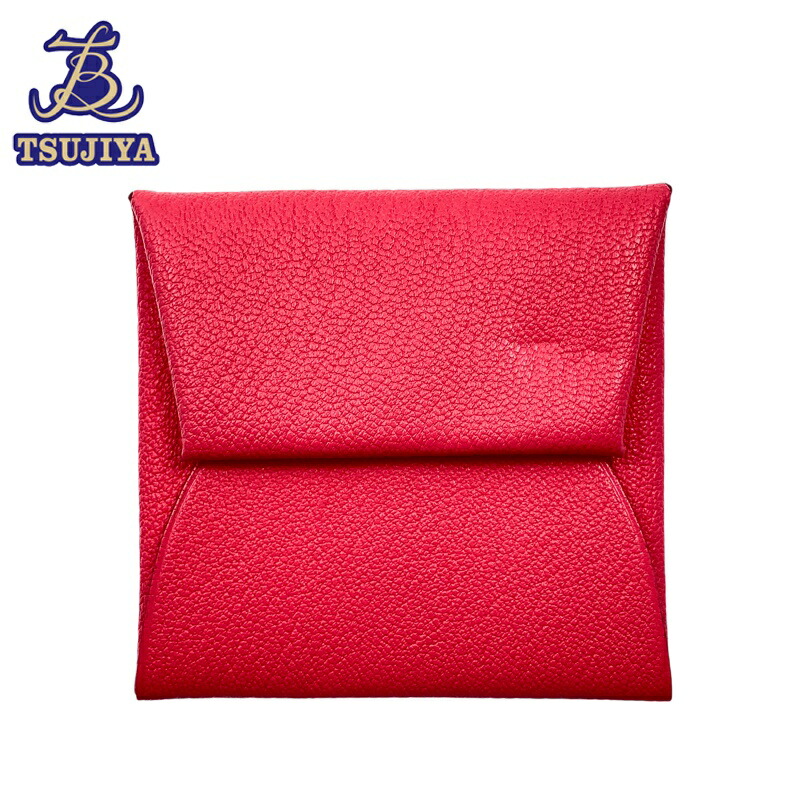 【中古AB】HERMES エルメス バスティア コインケース ピンク 【辻屋質店B3472】【質屋出品】