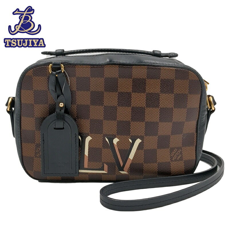 【中古B】LouisVuitton ルイヴィトン サンタモニカ N40189 ショルダーバッグ ダミエ【辻屋質店B3586】【一六銀行見せびらかす】**