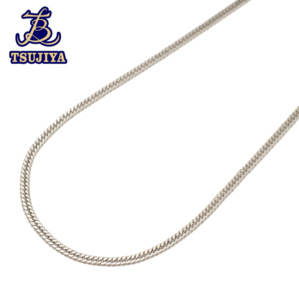 【中古A】 Pt850 喜平ネックレス 6面カットダブル 中折れ式クラスプ 長さ40cm 13.1g 【辻屋質店J2950】【質屋出品】|辻屋質店
