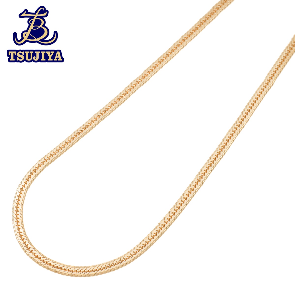 【中古A】K18 喜平頸飾り 14面取りすてるトリプル 中折れ式クラスプ 長さ45糎 23.0g 【辻屋質店J2963】【一六銀行見せびらかす】
