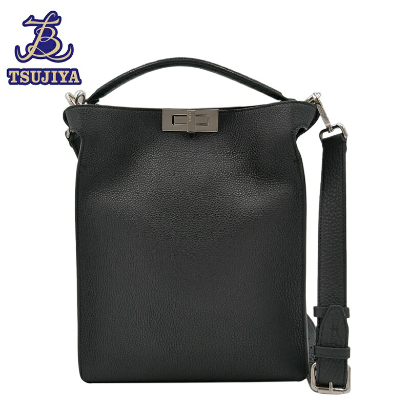 【美品 中古A】FENDI フェンディ ピーカブ ｰX-LITE S 黒いこと 7VA611-AH8Z-F0GXN【辻屋質店B3630】【一六銀行見せびらかす】