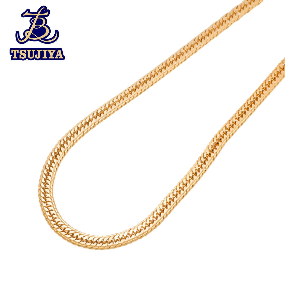 【中古A】【美品】【代引き不可】K18喜平ネックレス14面カットトリプル中折れ式クラスプ50cm 50.5g旗印あり(辻屋質店J3074)(質屋出品)｜辻屋質店