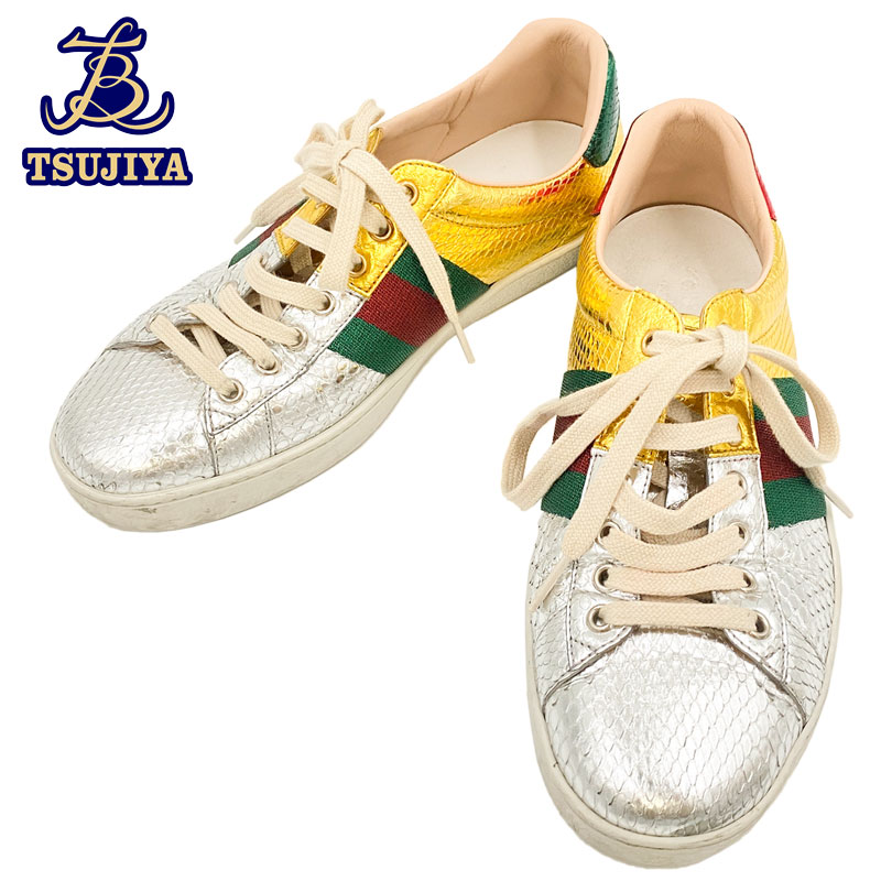 GUCCI 靴 国内発送】GUCCI メンズ ギフトにも♪蜂刺繍スニーカー (GUCCI