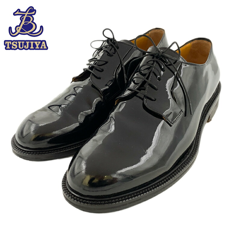 【中古A】ANGELO PALLOTTA アンジェロ パロッタ エナメル シューズ #44 実寸28cm 【辻屋質店A3230】【質屋出品】