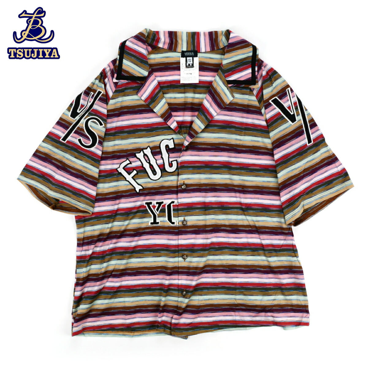 楽天市場】【アパレル】VERSACE ヴェルサーチ シャツ メンズ シルク100