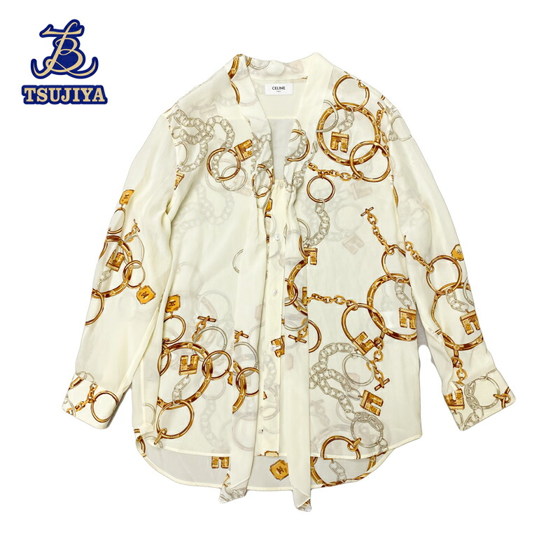 楽天市場】【中古】CELINE(セリーヌ) ラヴァリエール 長袖シャツ