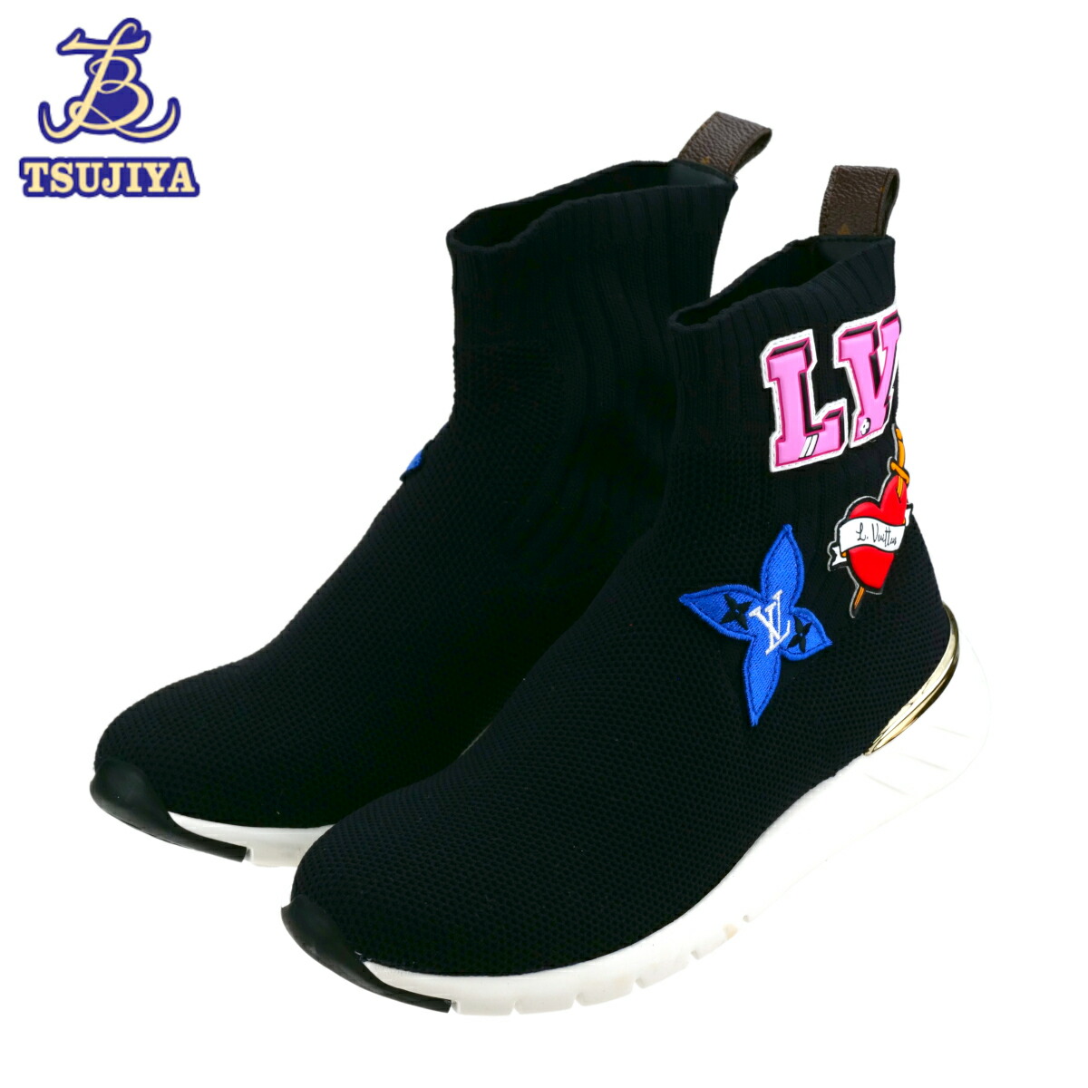 未使用品★LOUIS VUITTON●ハート ストライプ ソックス LOUIS VUITTON（ルイ・ヴィトン） ショセット セットアーカイブ 6足