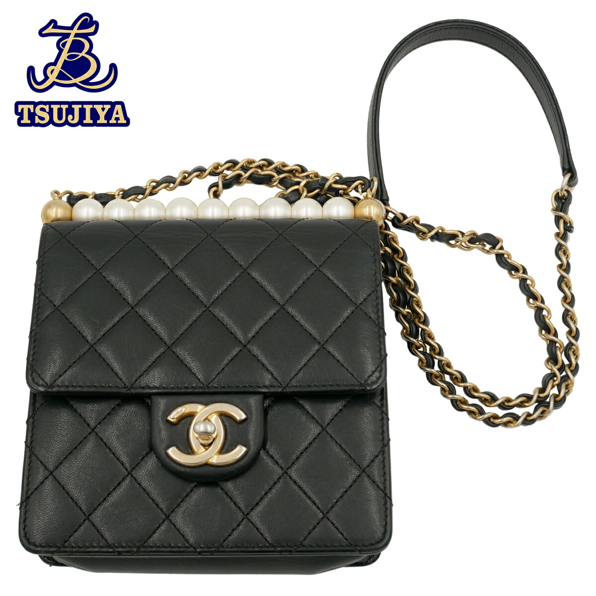 ぺ　シャネル　フリンジ　ダブルチェーンバッグ シャネル CHANEL フリンジ チェーンショルダーバッグ | Advanced