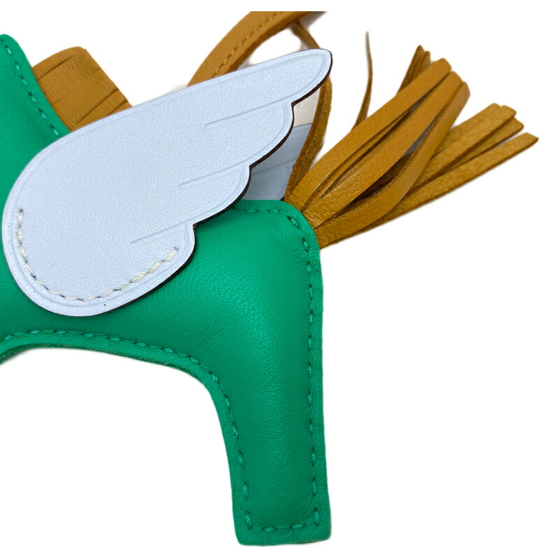 ☆未使用品 美品☆ HERMES エルメスロデオチャーム ブループリュム